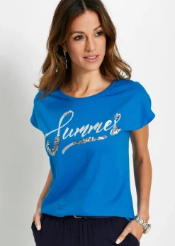 Mujer bonprix bonprix Camiseta con lentejuelas