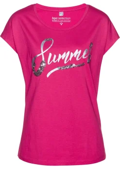 Mujer bonprix bonprix Camiseta con lentejuelas