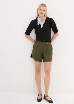 Mujer bonprix bonprix Camiseta con mangas abullonadas