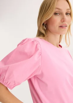 Mujer bonprix bonprix Camiseta con mangas abullonadas