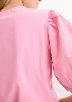 Mujer bonprix bonprix Camiseta con mangas abullonadas