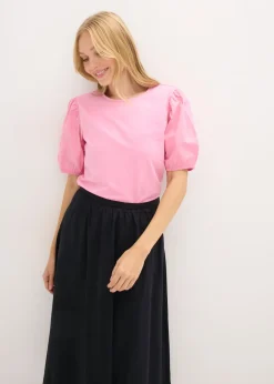 Mujer bonprix bonprix Camiseta con mangas abullonadas