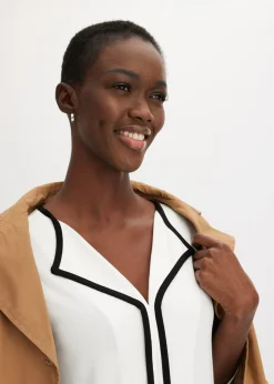 Mujer bonprix bonprix Camiseta con panel en contraste