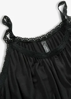 Mujer bonprix bonprix Camiseta con ribete de encaje