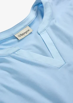 Mujer bonprix bonprix Camiseta con ribete de satén