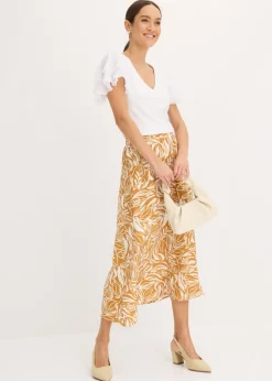 Mujer bonprix bonprix Camiseta con volantes