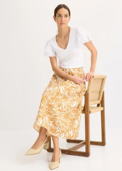 Mujer bonprix bonprix Camiseta con volantes