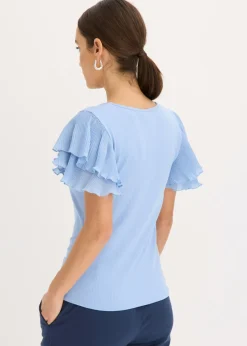 Mujer bonprix bonprix Camiseta con volantes