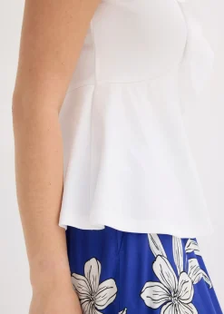 Mujer bonprix bonprix Camiseta con volantes