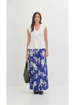 Mujer bonprix bonprix Camiseta con volantes