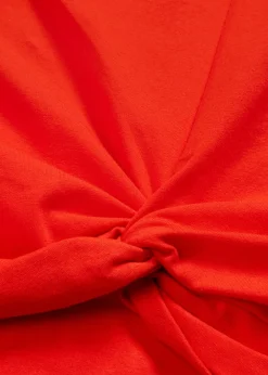 bonprix bonprix Camisetas>Camiseta corta de algodón orgánico puro naranja sanguina