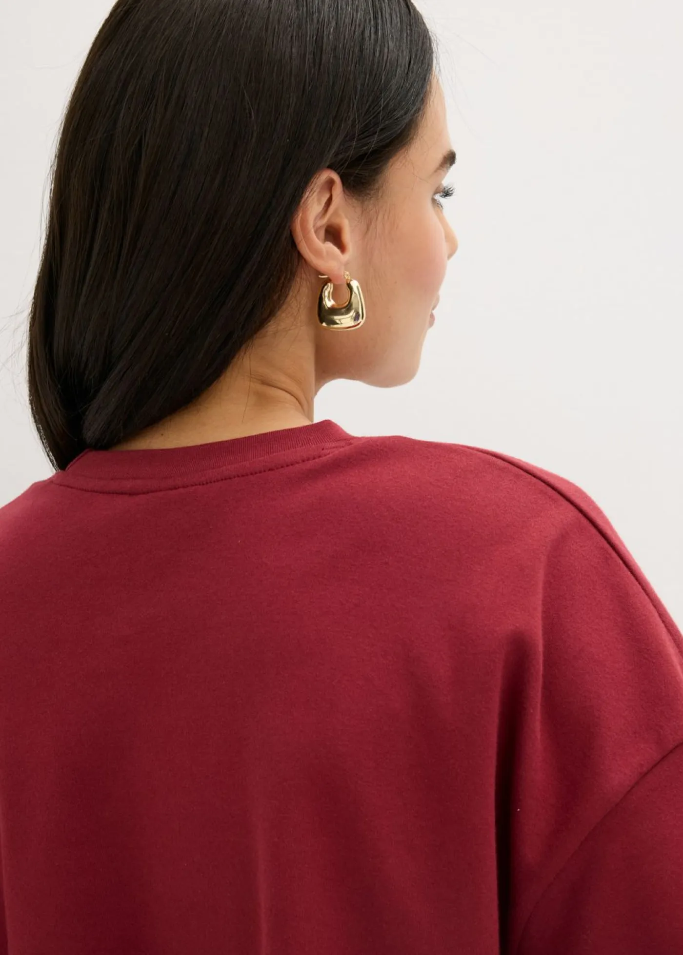 Mujer bonprix bonprix Camiseta corta de algodón orgánico puro