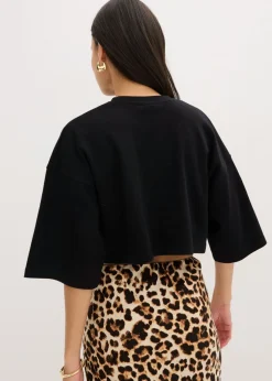 Mujer bonprix bonprix Camiseta corta de algodón orgánico puro