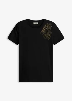 bonprix bonprix Camisetas|Novedades>Camiseta de algodón Negro