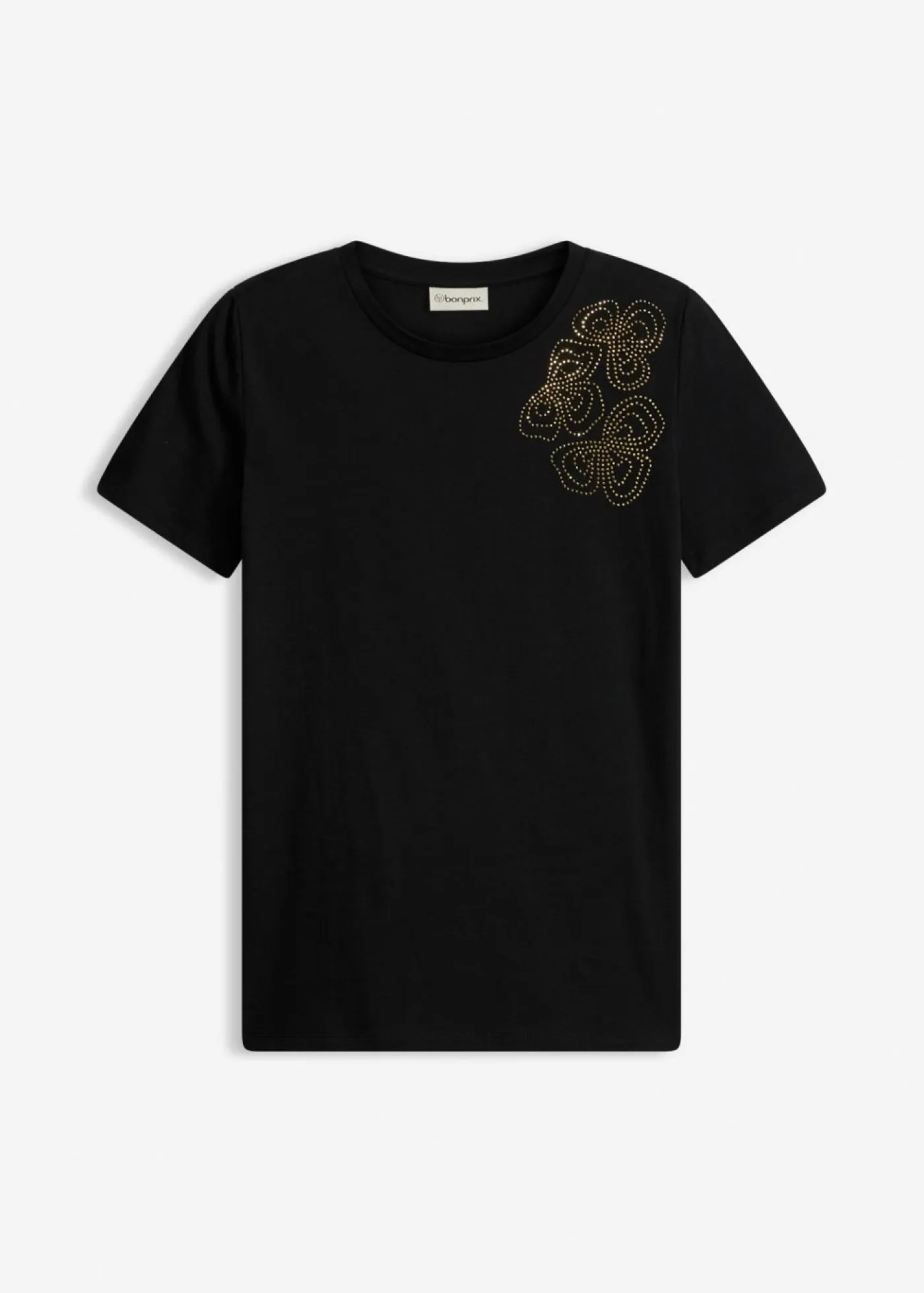 bonprix bonprix Camisetas|Novedades>Camiseta de algodón Negro