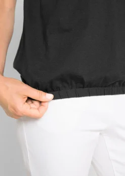 Mujer bonprix bonprix Camiseta de algodón con manga corta