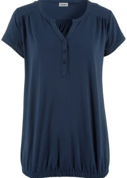 Mujer bonprix bonprix Camiseta de algodón con manga corta