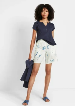 Mujer bonprix bonprix Camiseta de algodón con manga corta