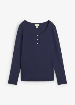 Mujer bonprix bonprix Camiseta de algodón ecológico puro con cuello redondo