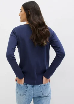 Mujer bonprix bonprix Camiseta de algodón ecológico puro con cuello redondo