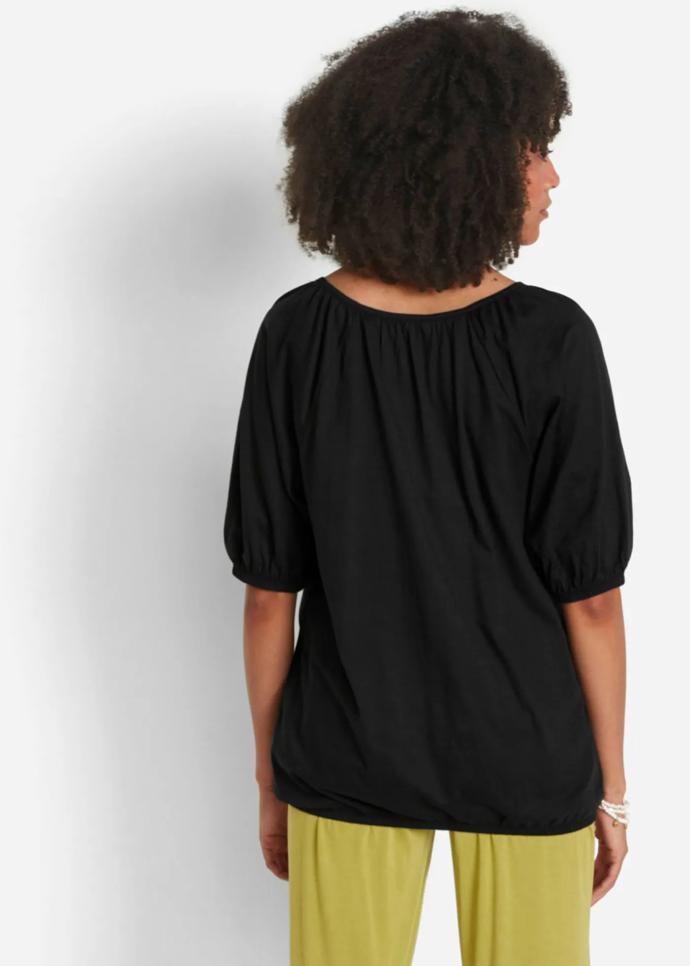 bonprix bonprix Camisetas|Novedades>Camiseta de algodón orgánico puro Negro