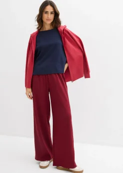 Mujer bonprix bonprix Camiseta de algodón orgánico grueso con mangas raglán