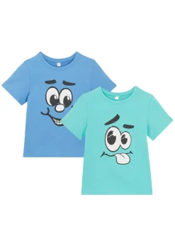 Niños bonprix bonprix Camiseta de algodón orgánico (2 unidades)
