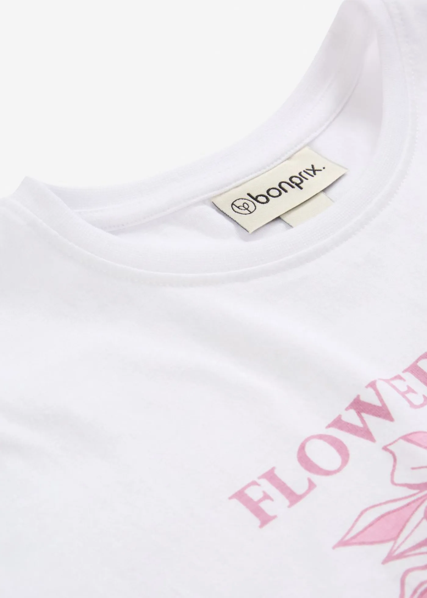 bonprix bonprix Ropa 9 A 16 Años·Camisetas Y Camisas|Ropa 9 A 16 Años·Novedades>Camiseta de algodón orgánico puro Blanco de flores