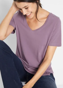 Mujer bonprix bonprix Camiseta de algodón orgánico puro