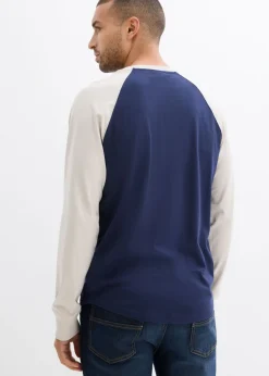 Hombre bonprix bonprix Camiseta de algodón orgánico puro con manga larga