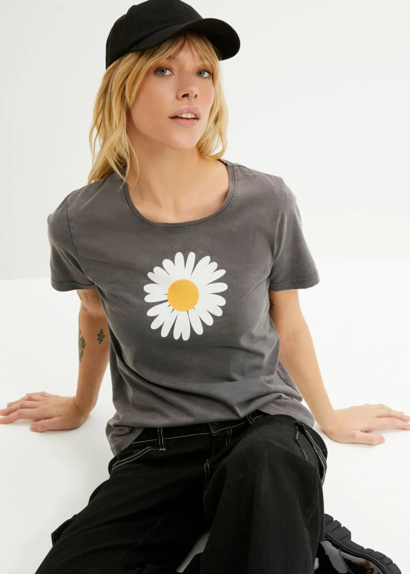 Mujer bonprix bonprix Camiseta de algodón orgánico puro