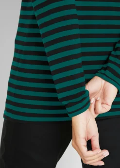 Mujer bonprix bonprix Camiseta de algodón orgánico puro con manga larga