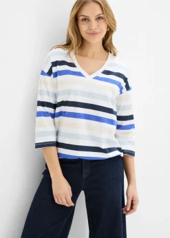 Mujer bonprix bonprix Camiseta de algodón orgánico con mangas 3/4