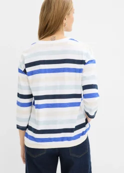 Mujer bonprix bonprix Camiseta de algodón orgánico con mangas 3/4