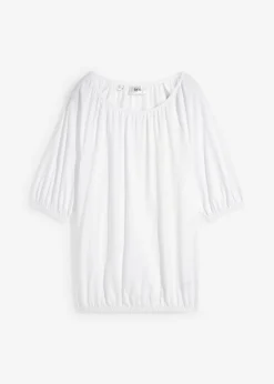 bonprix bonprix Camisetas|Novedades>Camiseta de algodón orgánico puro Blanco