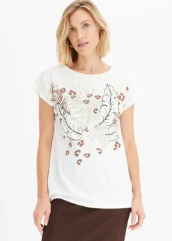 Mujer bonprix bonprix Camiseta de algodón orgánico puro