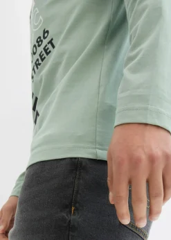 Hombre bonprix bonprix Camiseta de algodón orgánico puro con manga larga