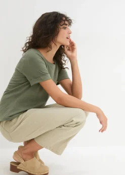 Mujer bonprix bonprix Camiseta de algodón orgánico puro