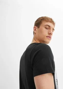 Hombre bonprix bonprix Camiseta de algodón orgánico puro con corte entallado