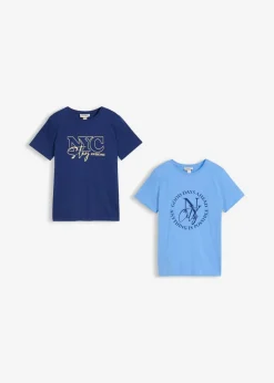 Niños bonprix bonprix Camiseta de algodón orgánico puro (2 unidades)