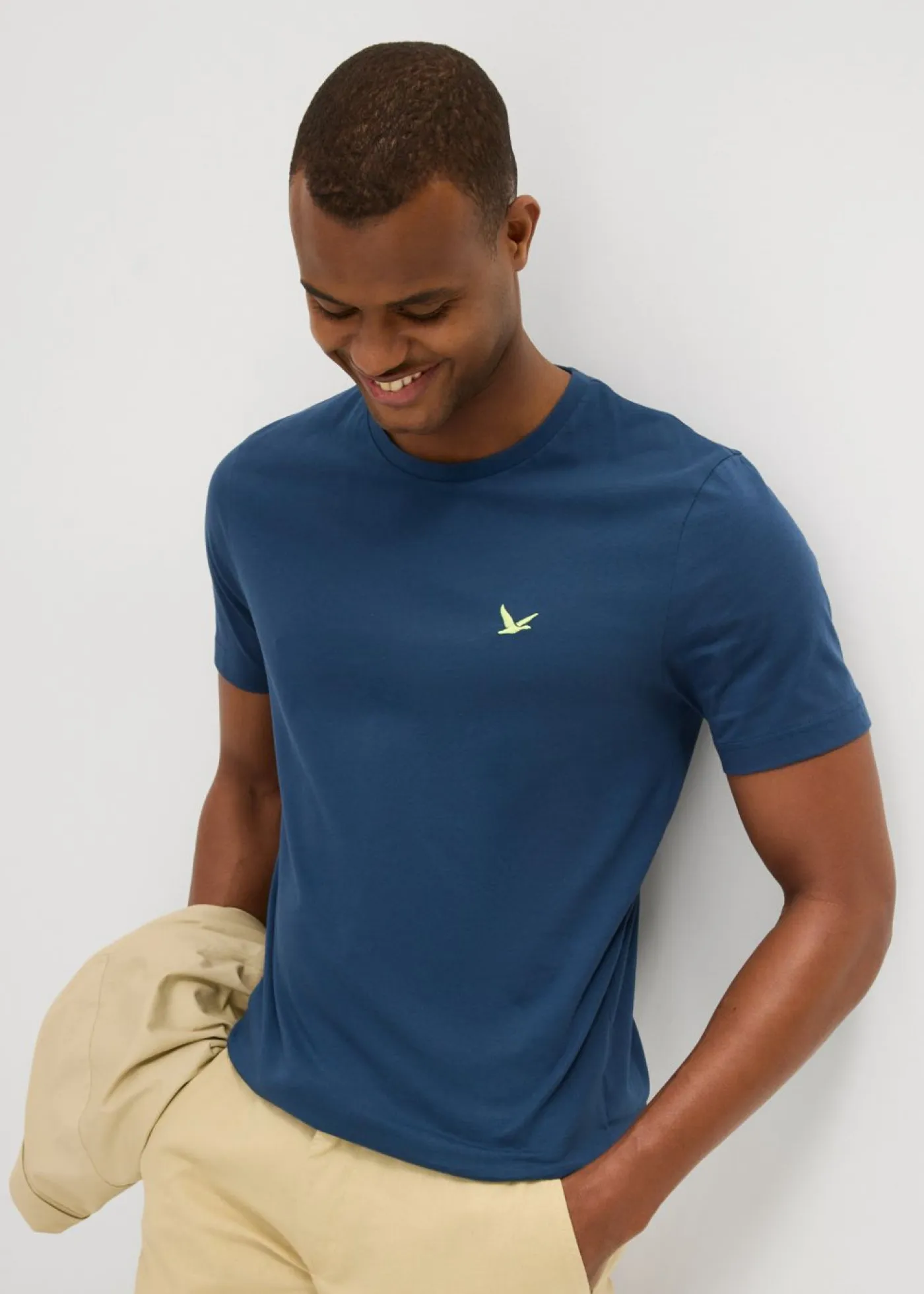 Hombre bonprix bonprix Camiseta de algodón orgánico puro (2 unidades)