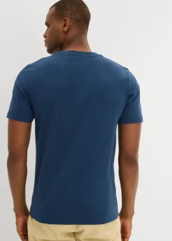 Hombre bonprix bonprix Camiseta de algodón orgánico puro (2 unidades)