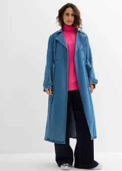 Mujer bonprix bonprix Camiseta de algodón orgánico puro con cuello alto