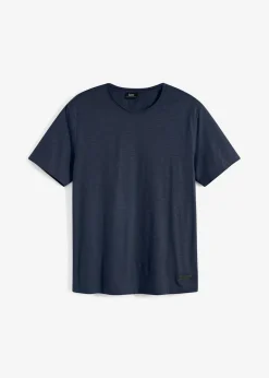 bonprix bonprix Camisetas Y Polos>Camiseta de algodón orgánico puro Azul marino