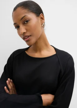 Mujer bonprix bonprix Camiseta de algodón orgánico puro con manga larga