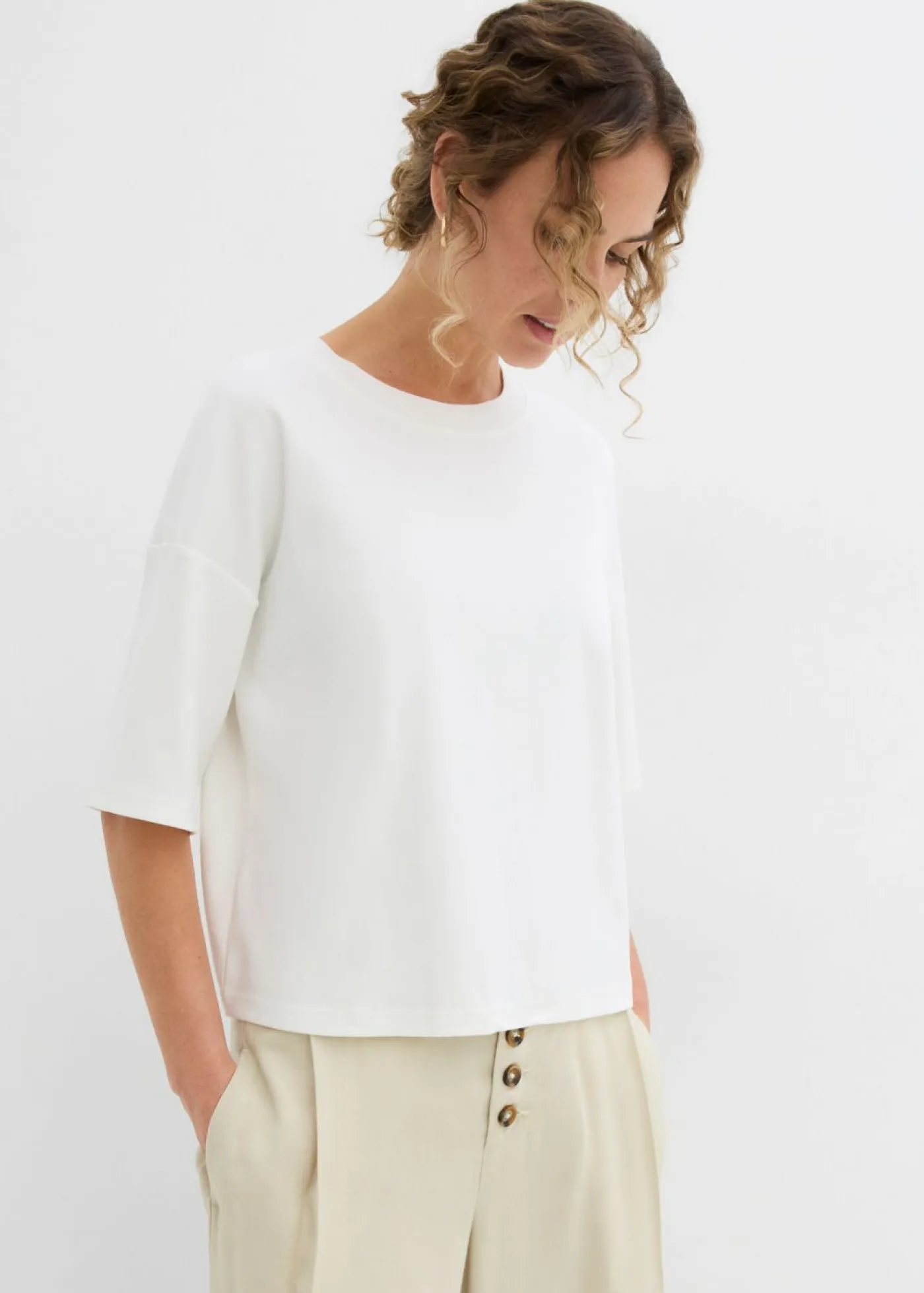 Mujer bonprix bonprix Camiseta de algodón orgánico puro