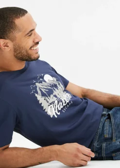 Hombre bonprix bonprix Camiseta de algodón orgánico puro