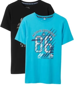 Niños bonprix bonprix Camiseta de algodón orgánico puro (2 unidades)