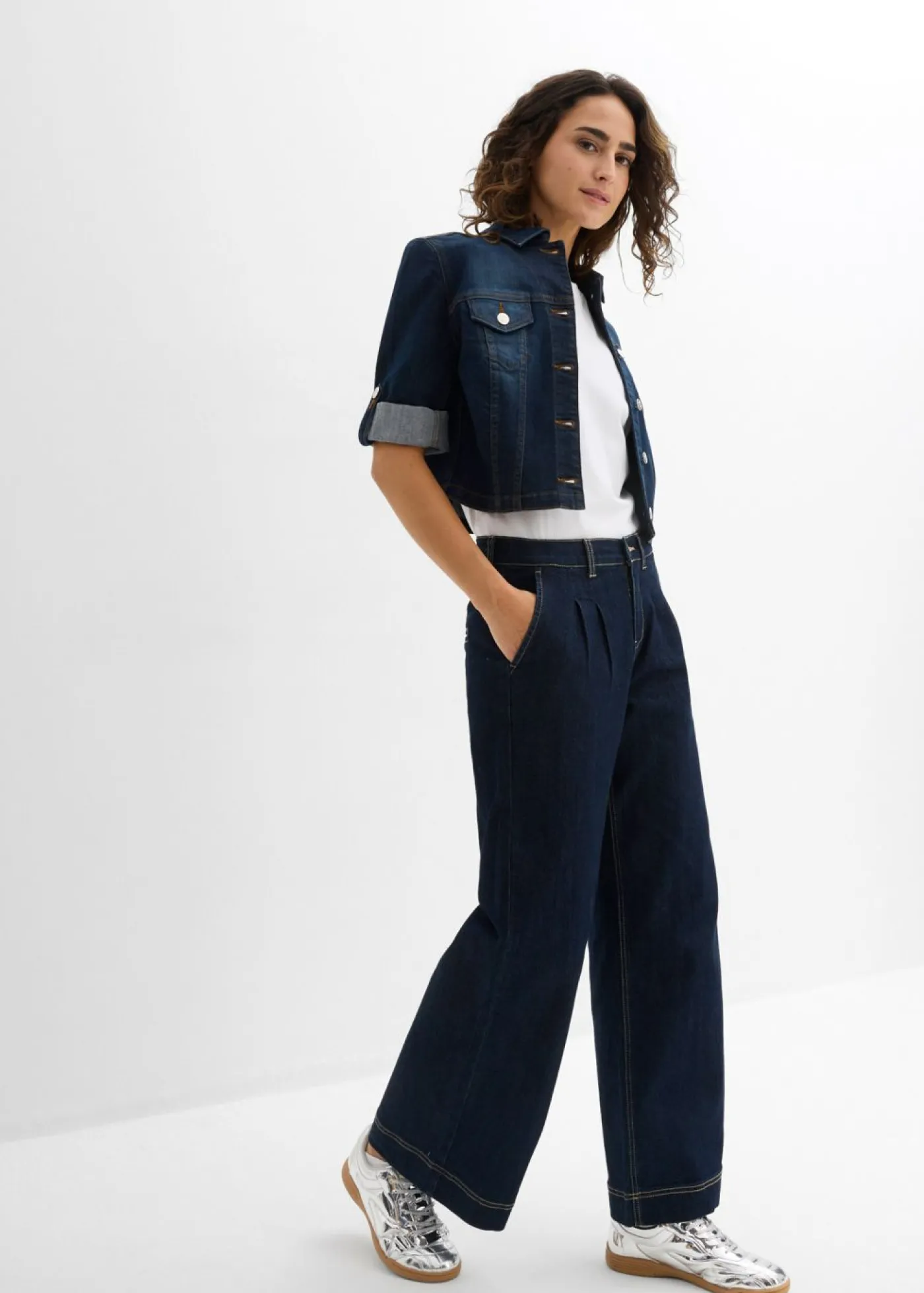 Mujer bonprix bonprix Camiseta de algodón orgánico puro (2 unidades)