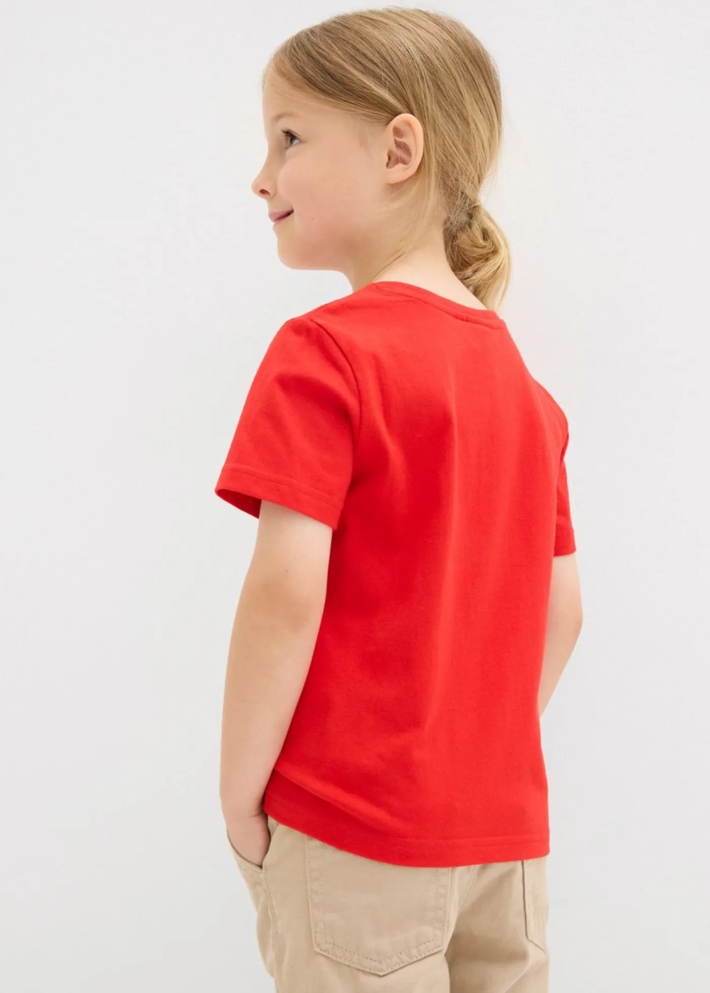 bonprix bonprix Ropa 2 A 9 Años·Multipack|Ropa 2 A 9 Años·Camisetas>Camiseta de algodón orgánico puro (2 unidades) fresa+verde mar